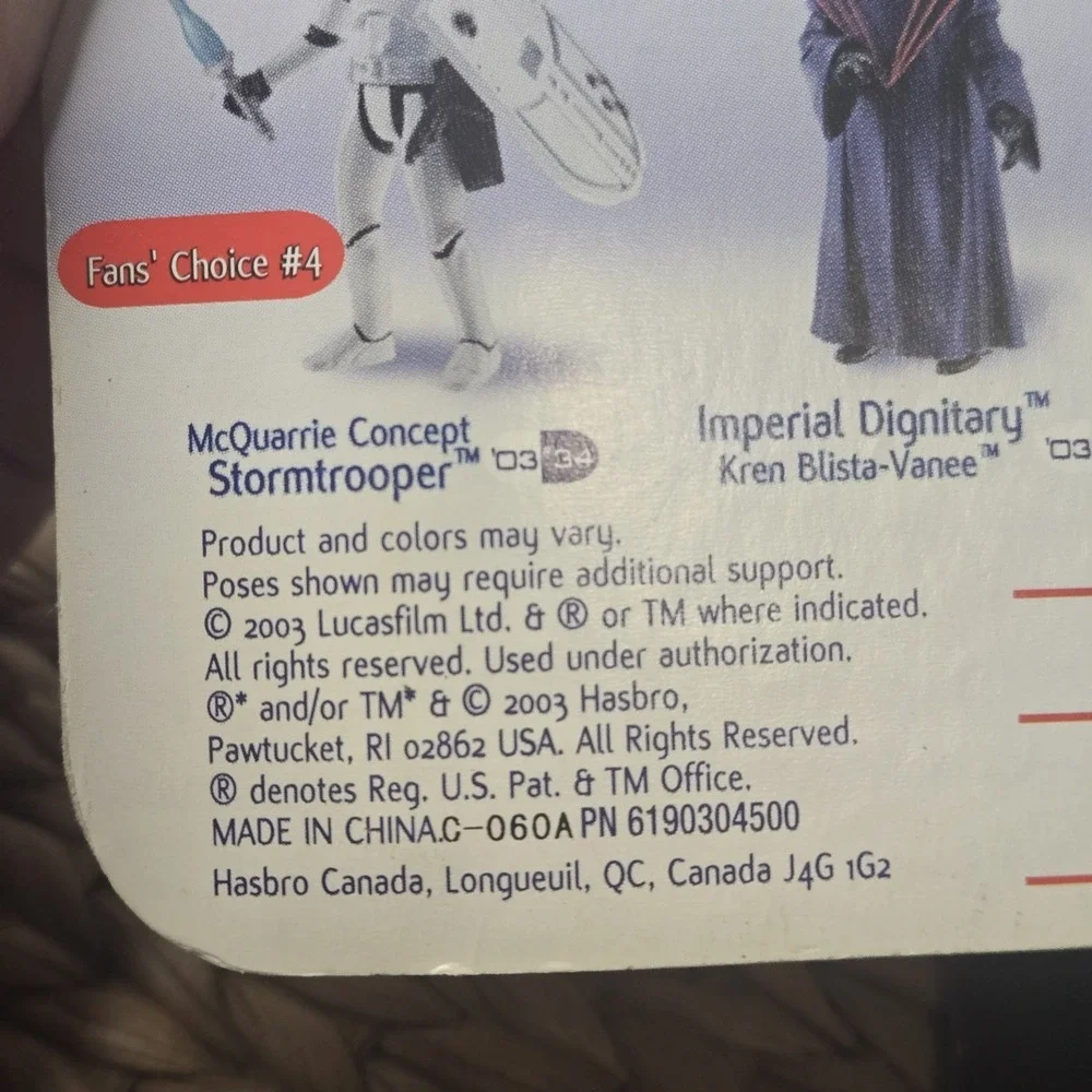 Lot Of 4 Vintage Star Wars‎ Kenner Hasbro Figures 2003 1995 New Original Sealed